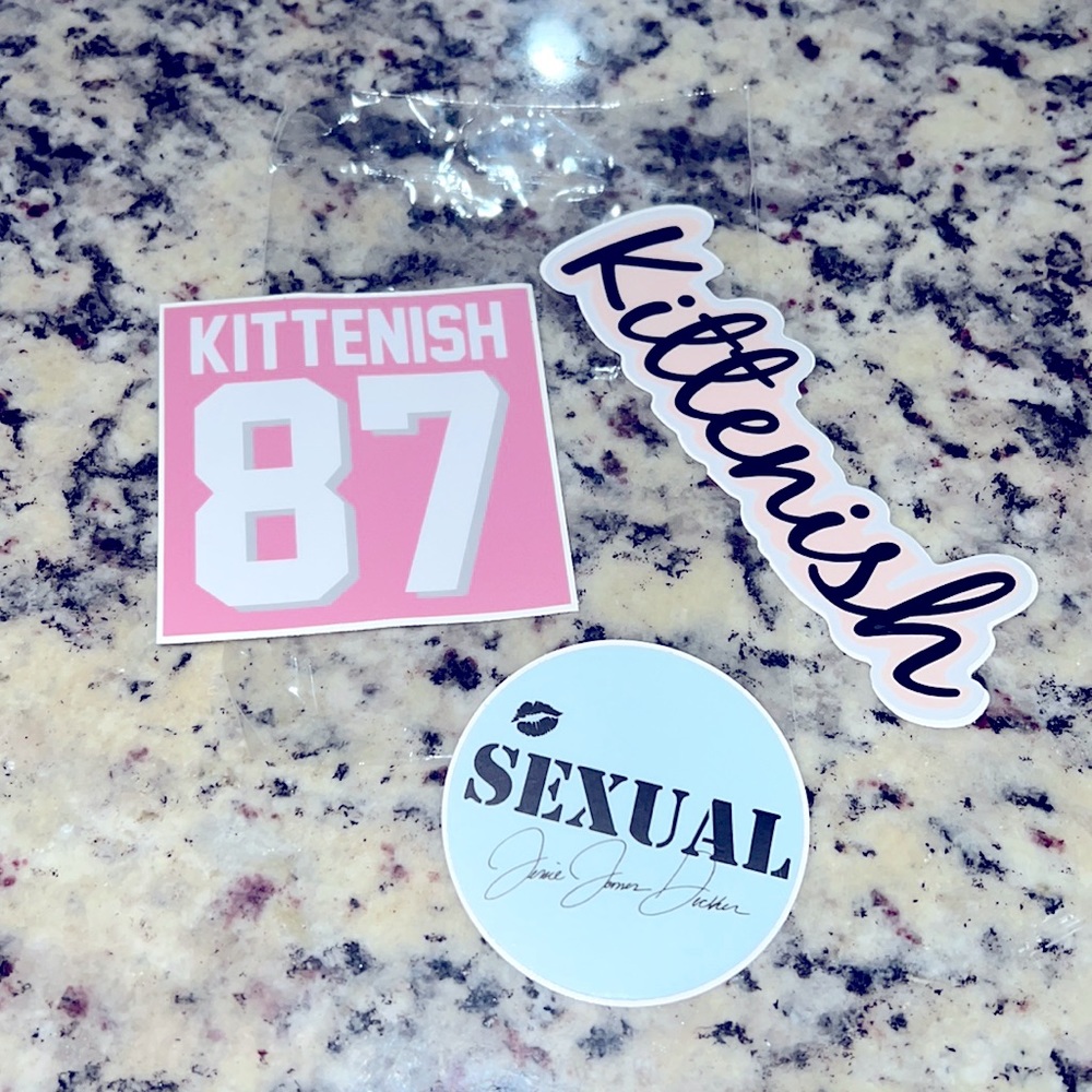 Kittenish stickers